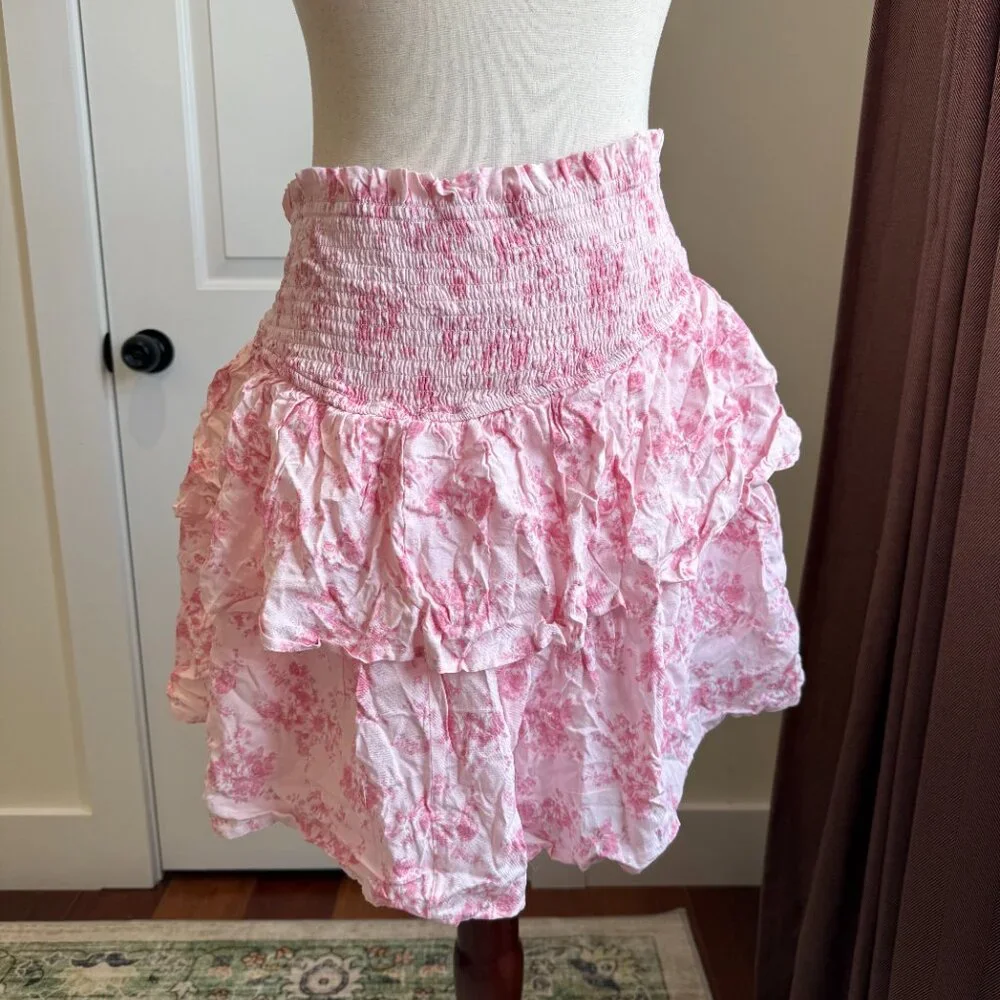 ARULA Pink Floral Skort - Picture 3 of 5